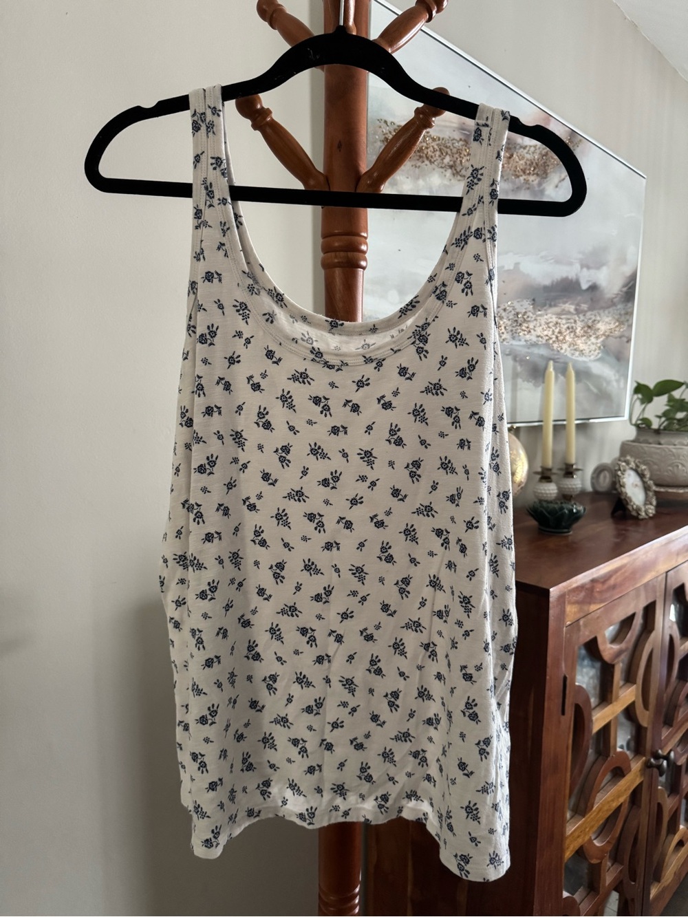 Torrid Size 1 Super Soft Floral Tank Top Preppy Cute